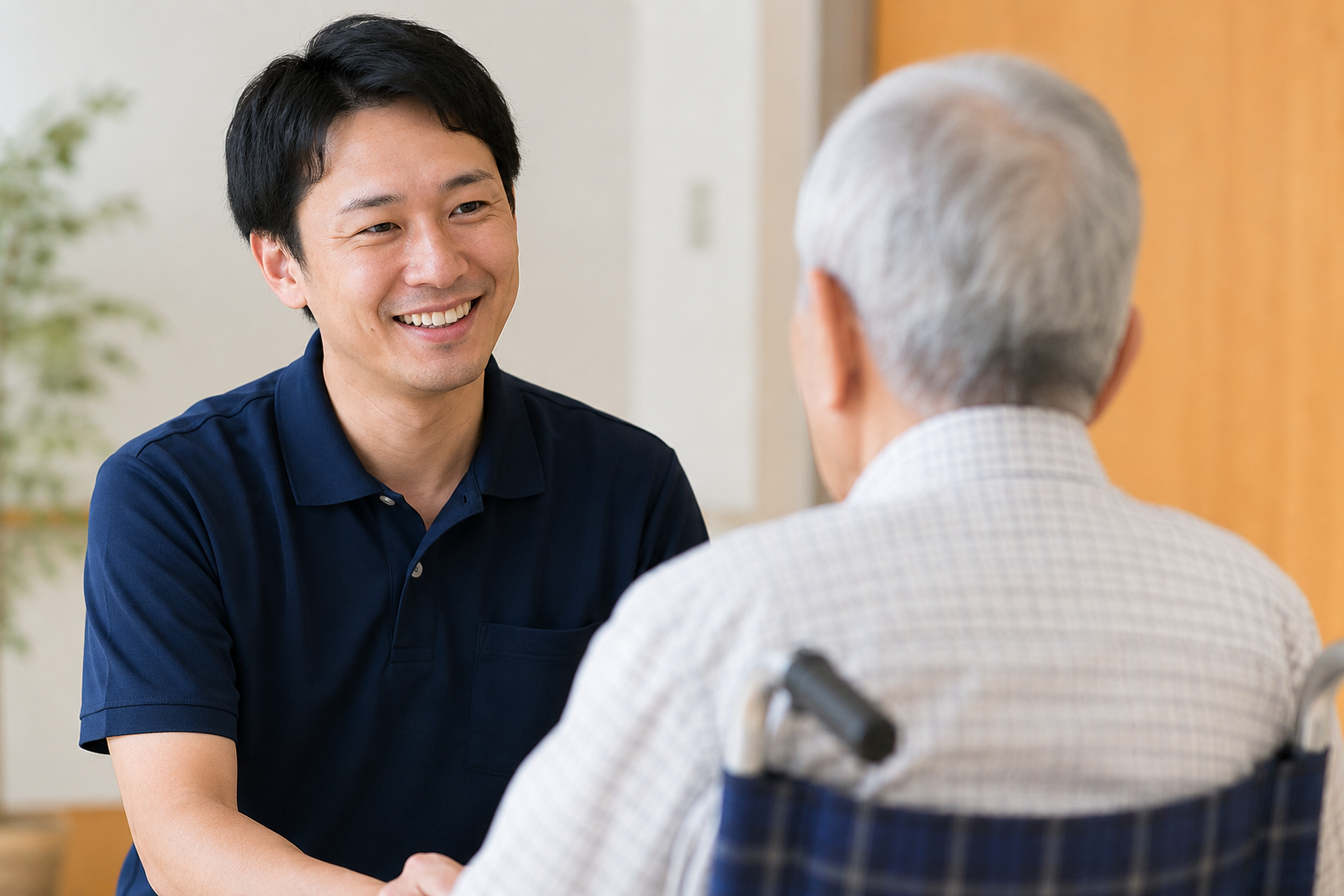 利用者宅でのケアの様子